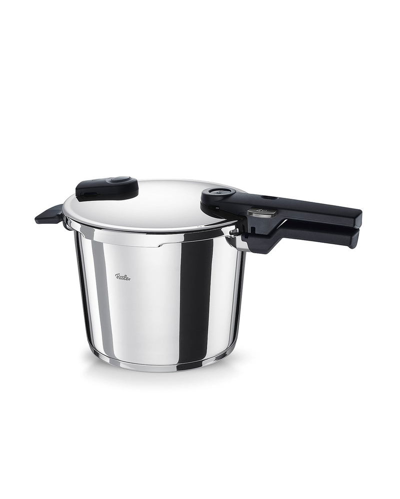 Fissler Vitaquick Glossy Düdüklü Tencere 4,5L Siyah