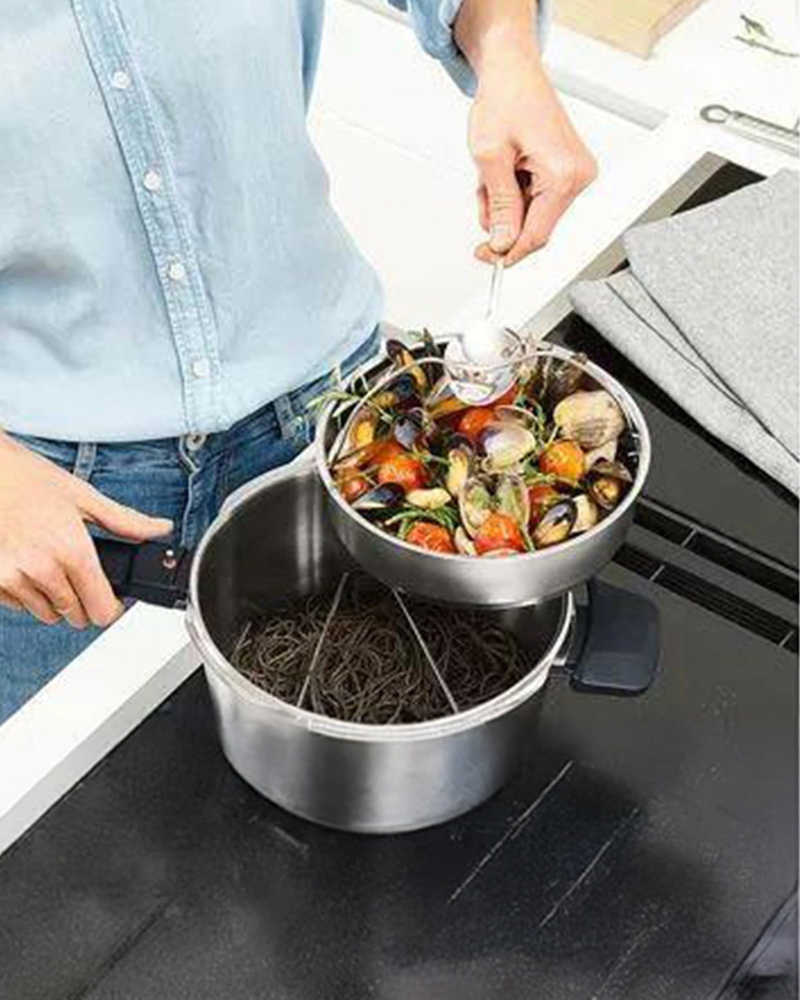 Fissler Vitaquick Glossy Düdüklü Tencere 6L Siyah
