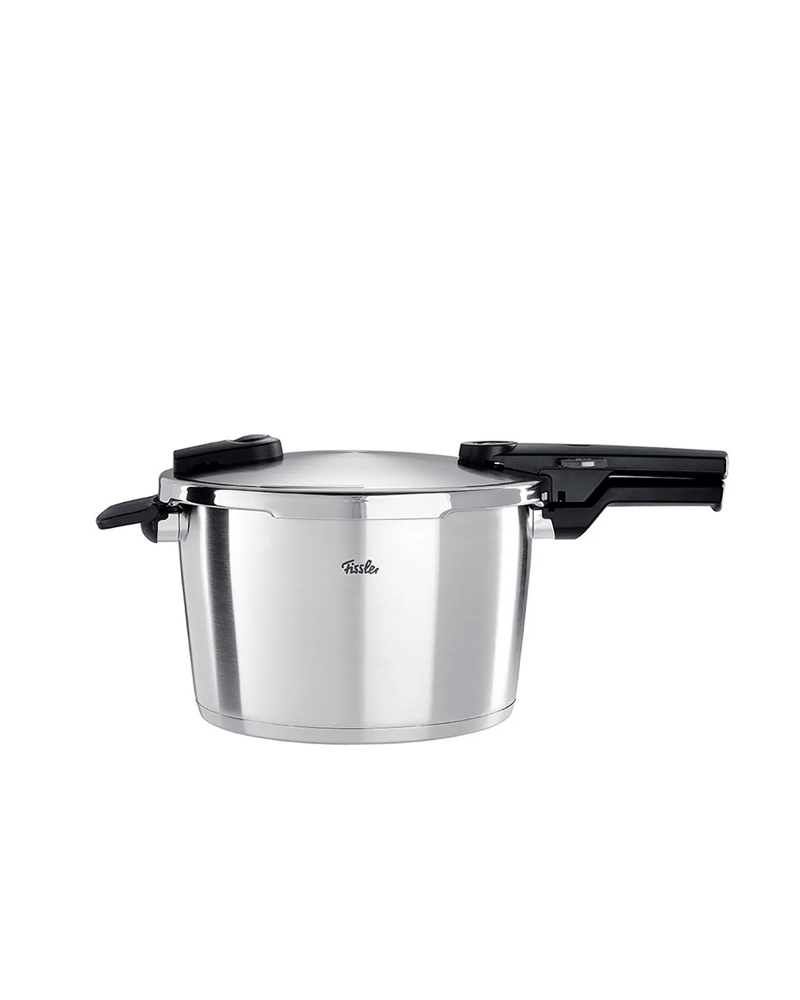 Fissler Vitaquick Premium Buharda Pişirme Aparatlı Düdüklü Tencere 4,5L Mat