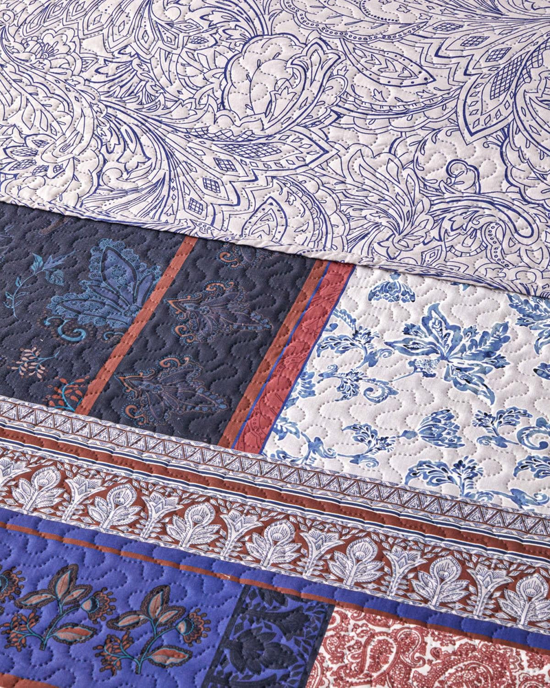 Flora Drape King Size Çok Amaçlı Örtü 240x220 cm Yeşil
