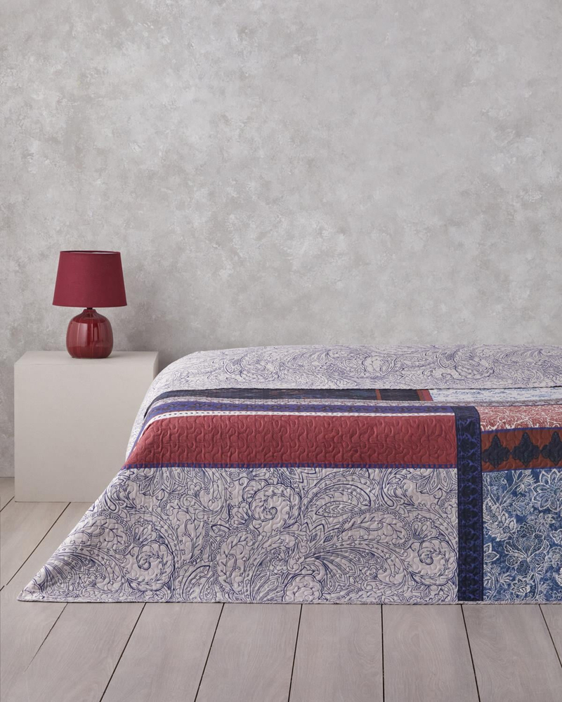 Flora Drape Tek Kişilik Çok Amaçlı Örtü 160x220 cm Yeşil