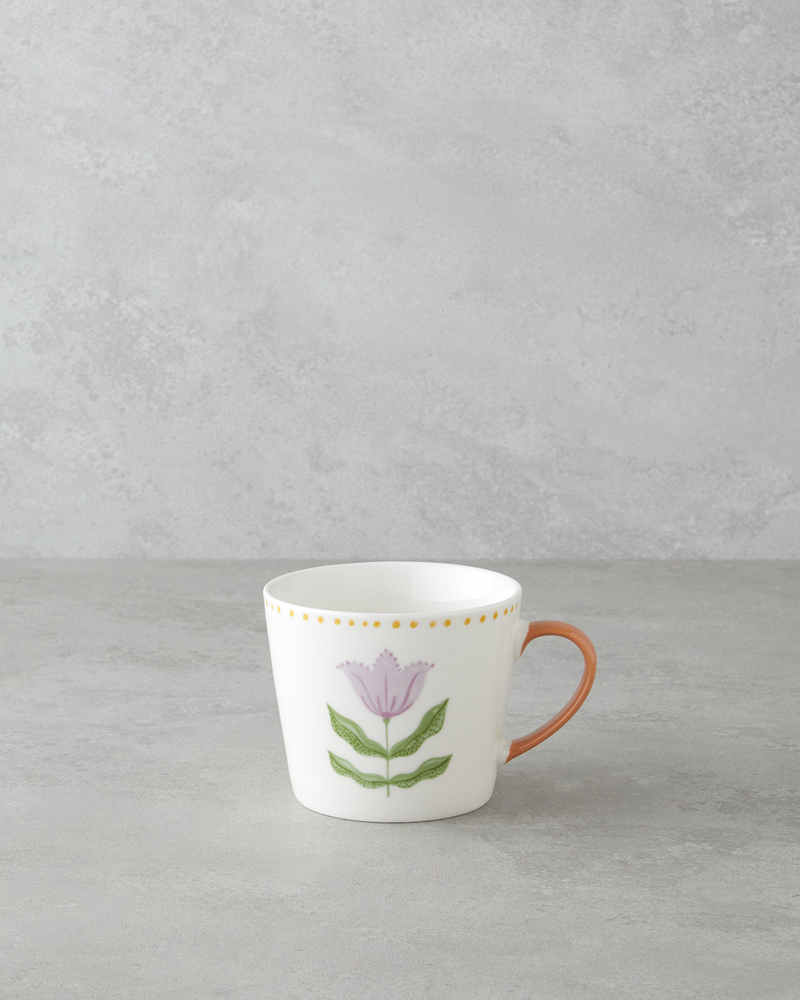 Floral Breeze New Bone China Kupa 450 ml Renkli
