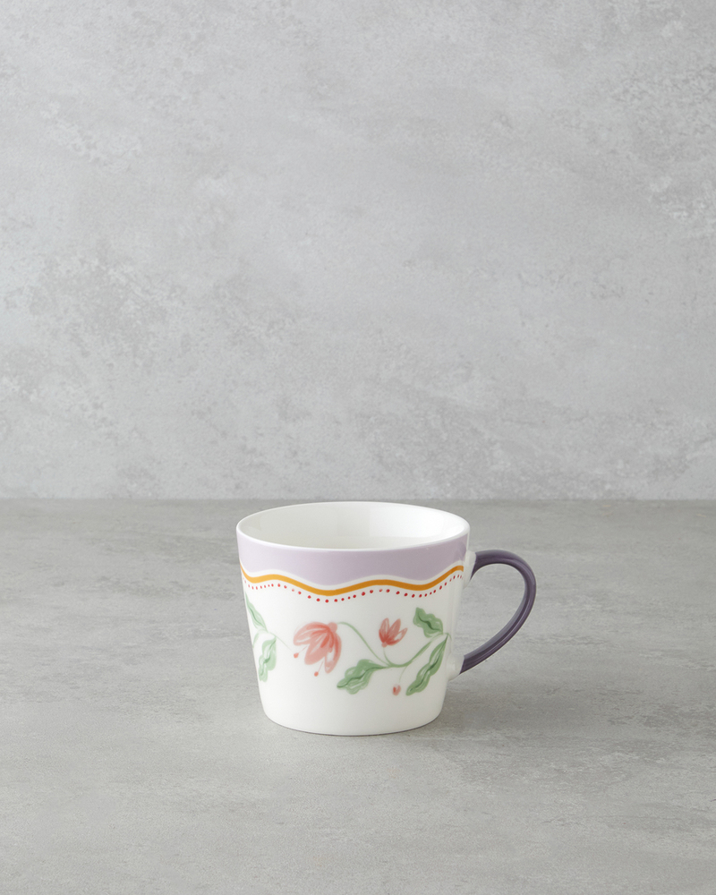 Floral Heaven New Bone China Kupa 450 ml Renkli