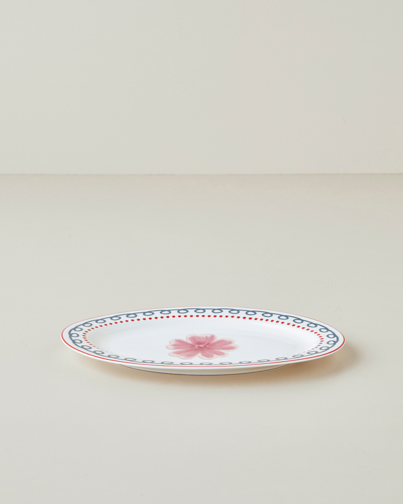 Florentis Bone Porselen Kayık Tabak 21,5 cm Renkli
