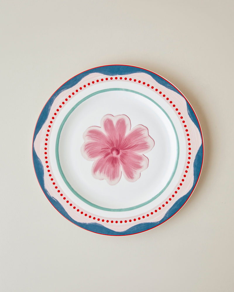 Florentis Bone Porselen Servis Tabağı 27 cm Renkli