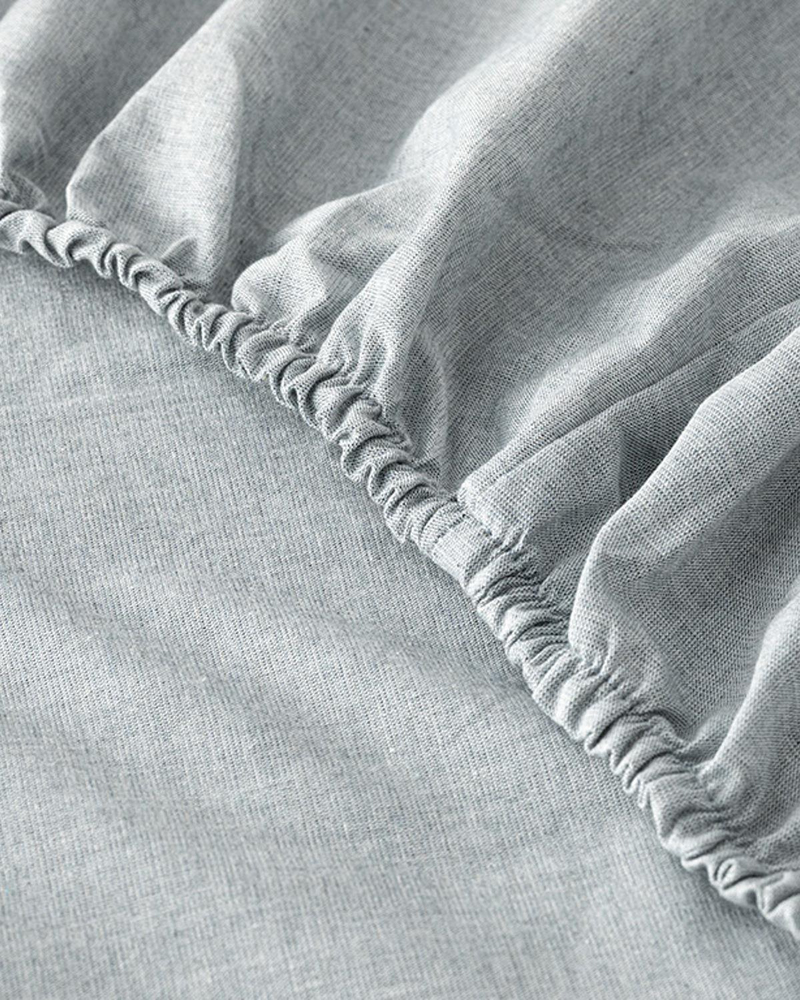 Flower Heaven Dijital Baskılı Soft Cotton Tek Kişilik Nevresim Takımı Gri