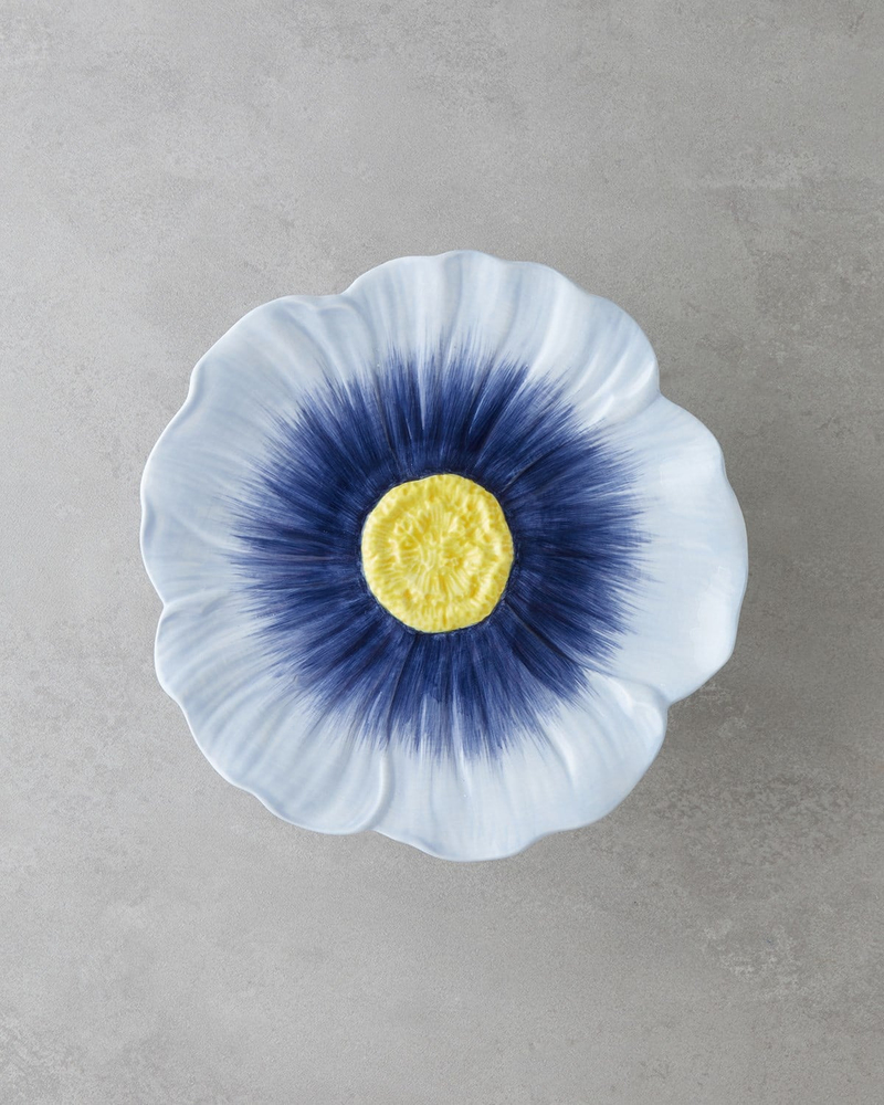 Flowerella Dolomite Kek Standı 26 cm Mavi