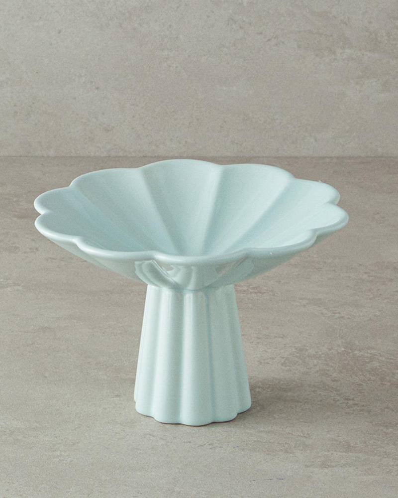 Floweret Stoneware Dekoratif Tabak Mint