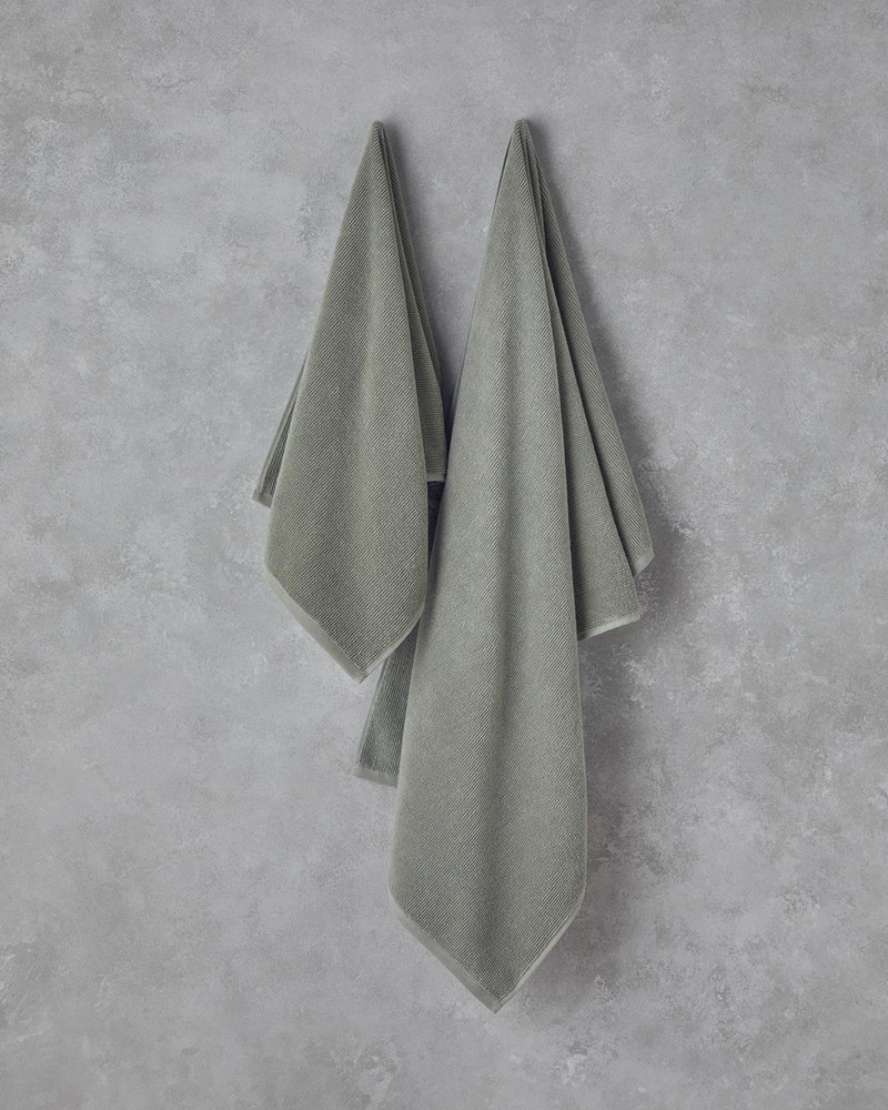 Fluffy Cotton Plus Pamuklu Banyo Havlusu 70x140 cm Sage