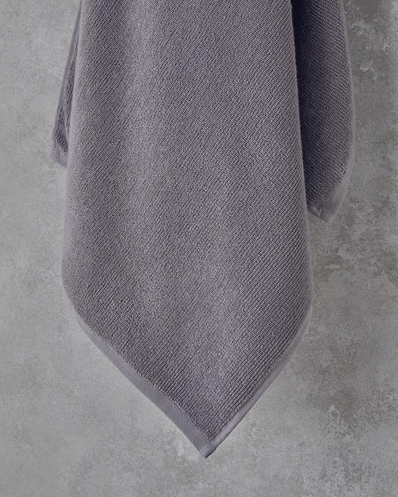 Fluffy Cotton Plus Pamuklu Banyo Havlusu 70x140 cm Gri