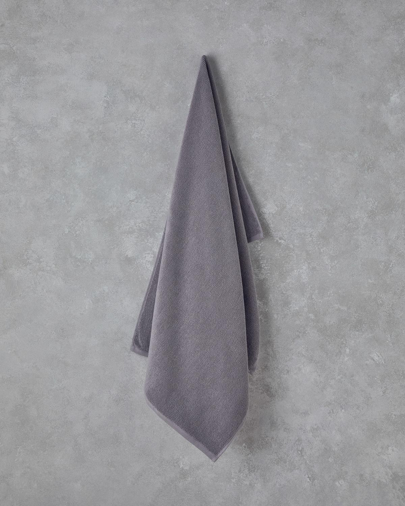 Fluffy Cotton Plus Pamuklu Banyo Havlusu 70x140 cm Gri