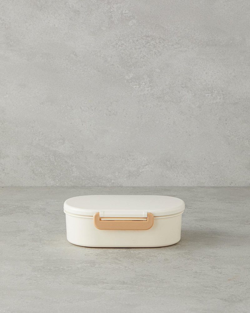 Frady Plastik Lunch Box Krem