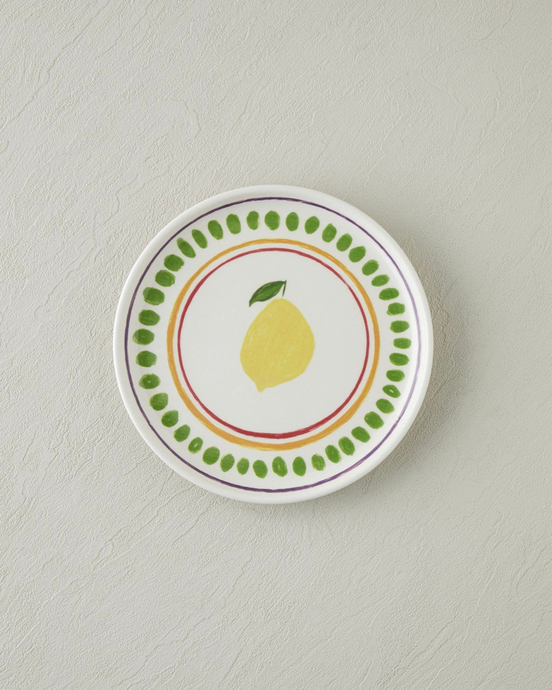 Fruity Seramik 4'lü Pasta Seti 20 cm Renkli