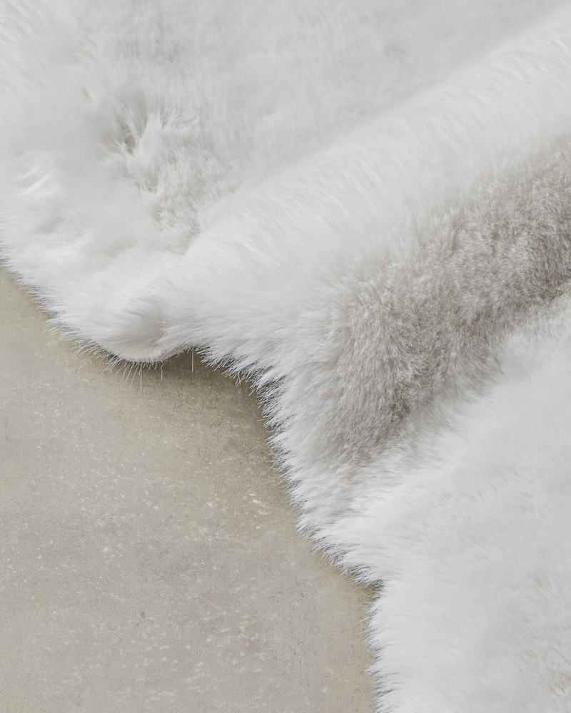 Furry Pelüş Post 80x150 cm Beyaz