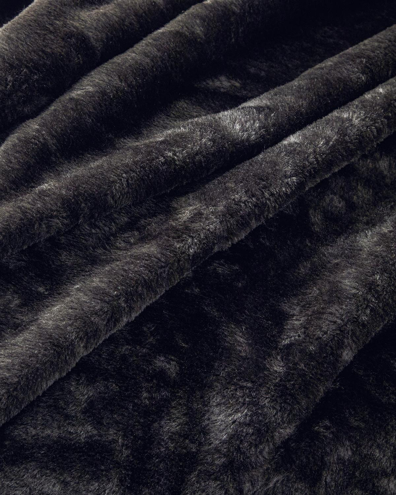 Furry Super Soft Tv Battaniyesi Antrasit