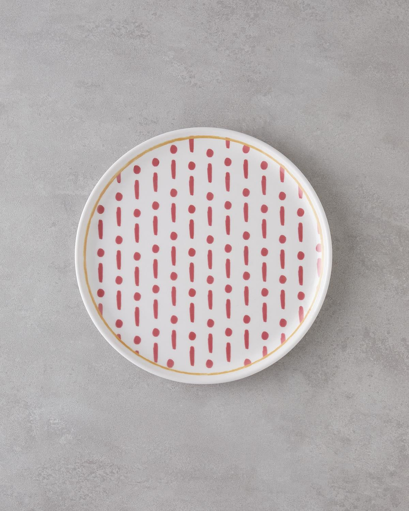 Fusion Seramik Servis Tabağı 26 cm Pembe