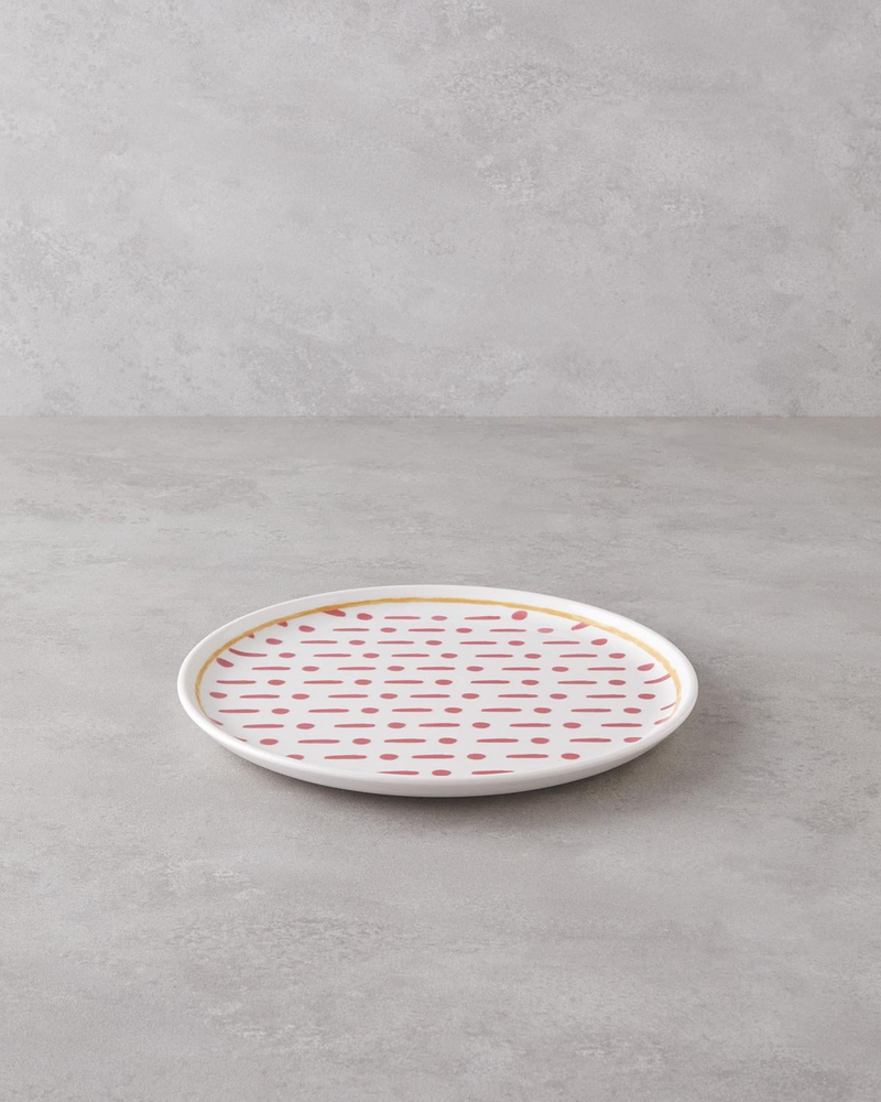 Fusion Seramik Servis Tabağı 26 cm Pembe