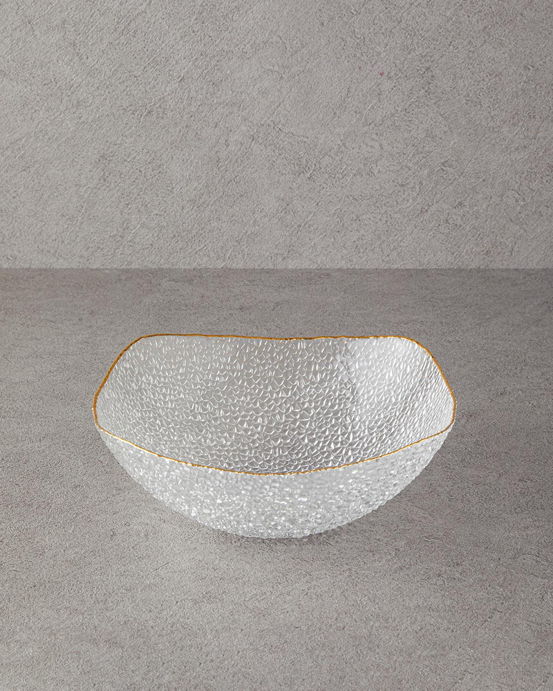Giselle Cam Salata Kasesi 19 cm Gold