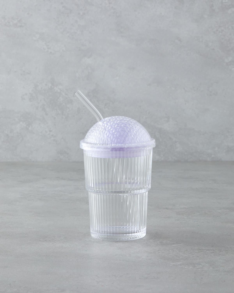 Gleam Cam Bardak 400 ml Lila