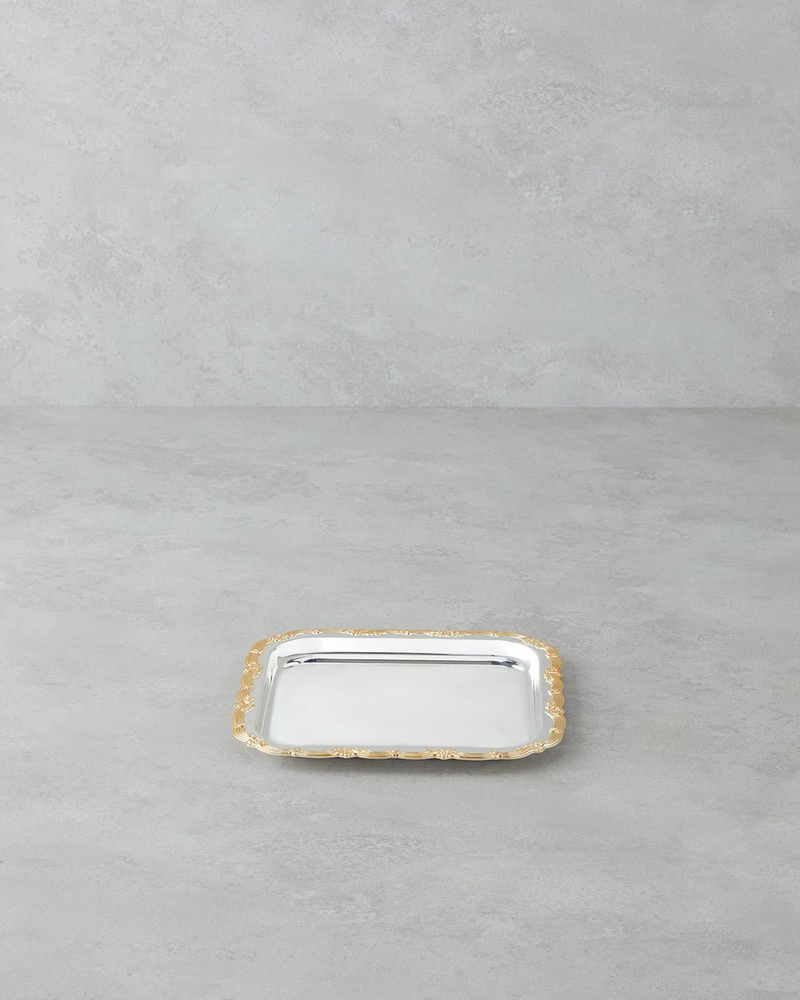 Glint Metal Tepsi 20x20 cm Gold-Silver
