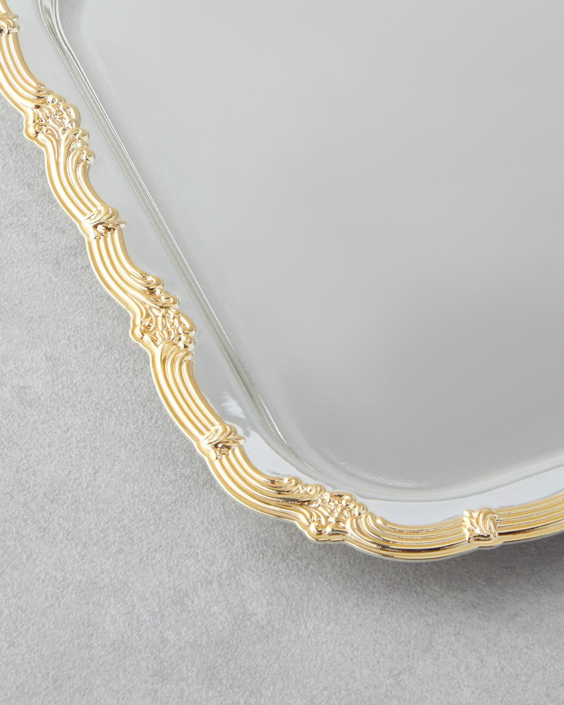 Glint Metal Tepsi 20x20 cm Gold-Silver