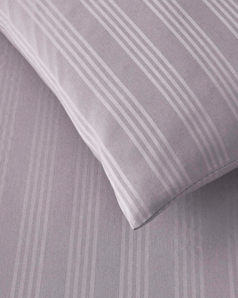 Glossy Kolay Ütülenir Perkal Tek Kişilik Nevresim Takımı 160x220 cm Gri