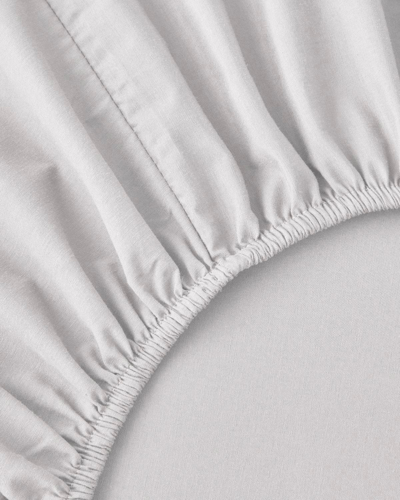 Glossy Kolay Ütülenir Perkal Tek Kişilik Nevresim Takımı 160x220 cm Beyaz