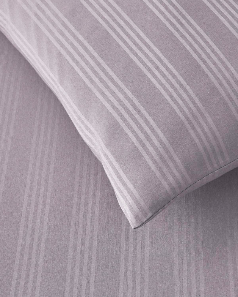 Glossy Kolay Ütülenir Perkal Tek Kişilik Nevresim Takımı 160x220 cm Gri