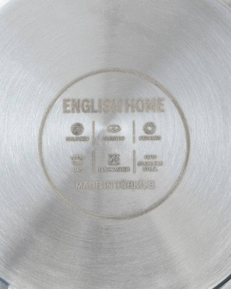 Glow Çelik Wok Tava 28 cm Silver