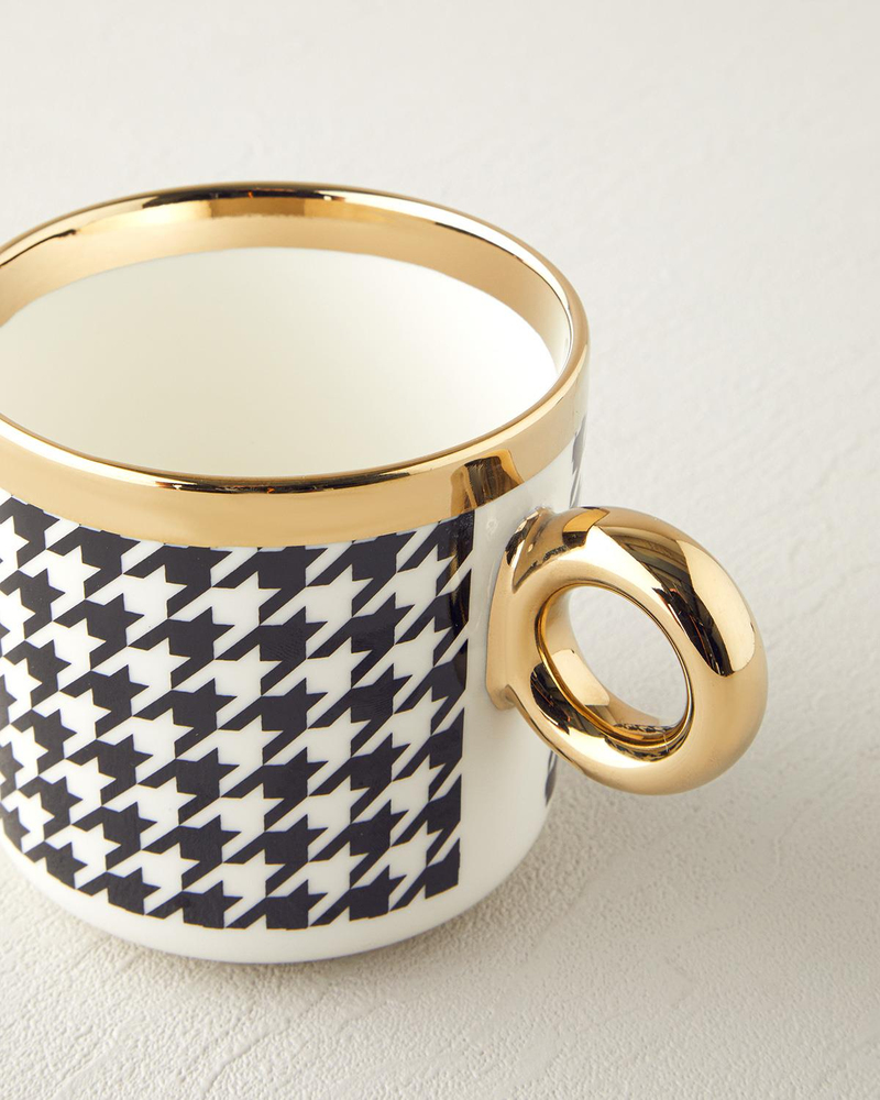 Gold Goose New Bone China Kupa 380 ml Gold