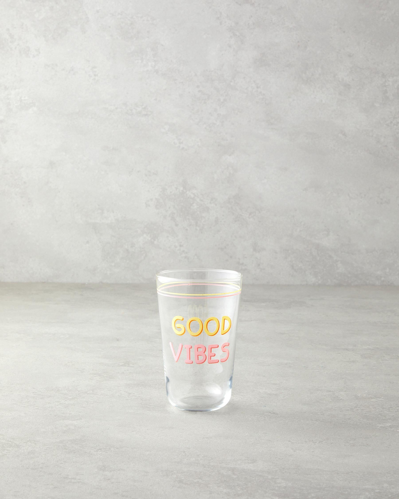 Good Vibes Cam 3'lü Bardak 400 ml Pembe