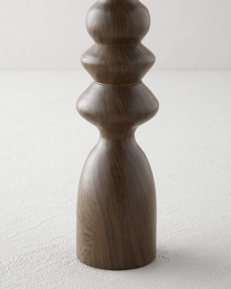 Grace Şamdan 27 cm Koyu Kahverengi