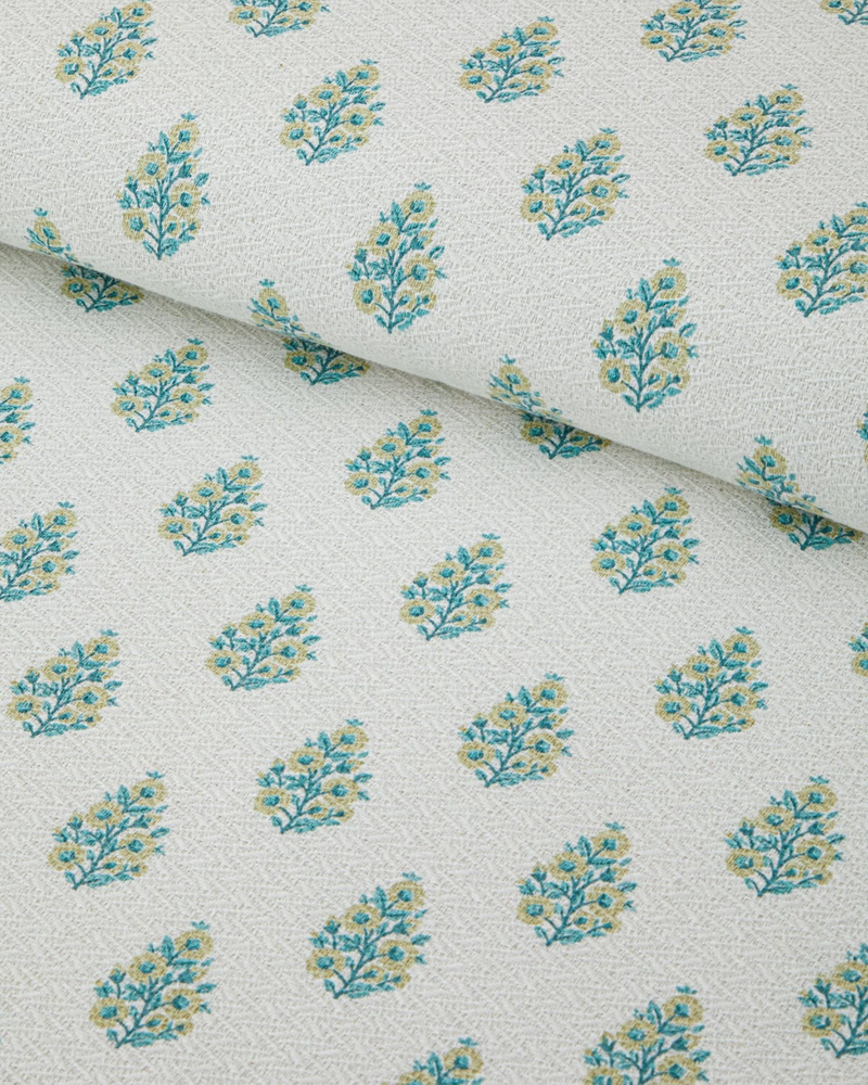 Green Harmony Baskılı Pamuklu Tek Kişilik Pike 150x220 cm Yeşil