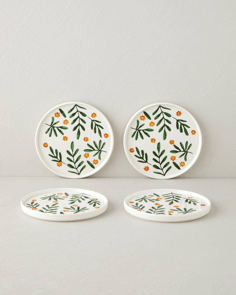Greeny Seramik 4'lü Pasta Seti 20 cm Renkli