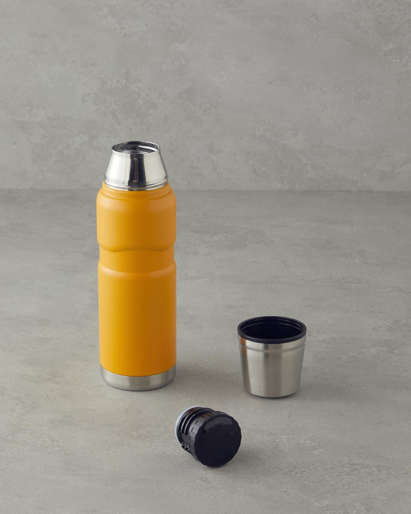 HeatLock Çelik Bardaklı Travel Mug 500 ml Turuncu