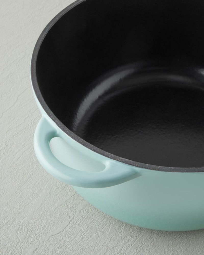Hecha Demir Döküm Derin Tencere 24 cm Mint