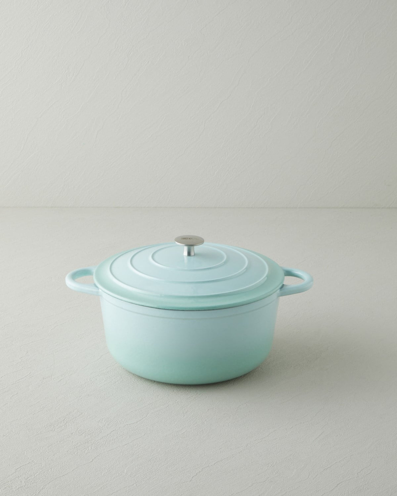 Hecha Demir Döküm Derin Tencere 24 cm Mint