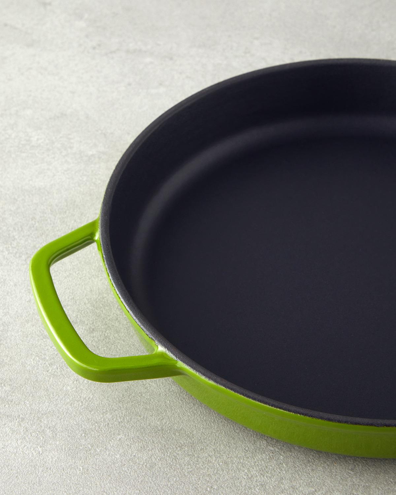 Hecha Demir Döküm Sahan 22 cm Yeşil