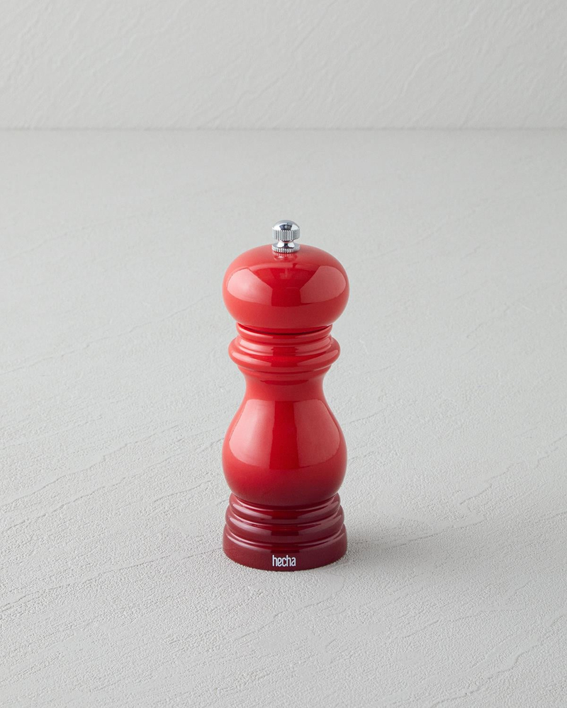 Hecha Meşe Değirmen 13 cm Kırmızı