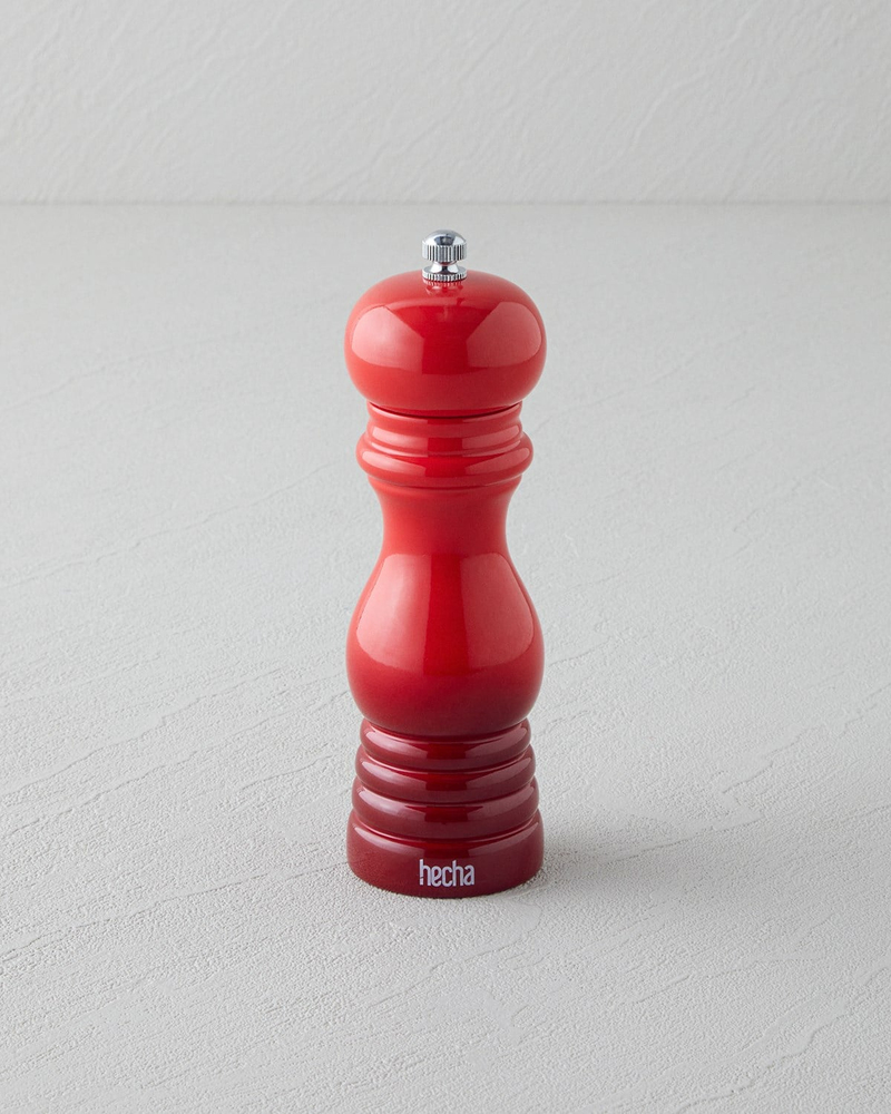 Hecha Meşe Değirmen 15 cm Kırmızı