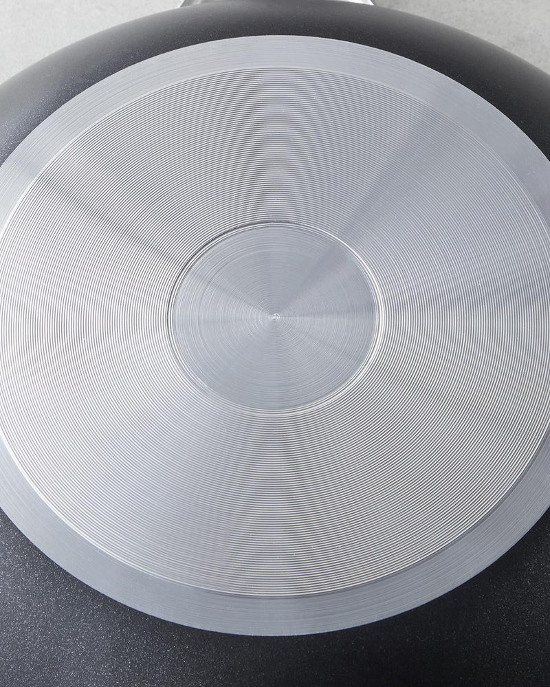 Horeca Alüminyum Wok Tava 24 cm Siyah