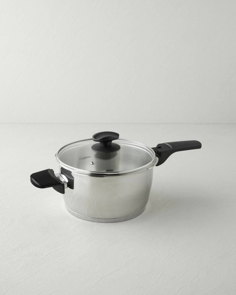 HyperChef Paslanmaz Çelik Düdüklü Tencere Siyah
