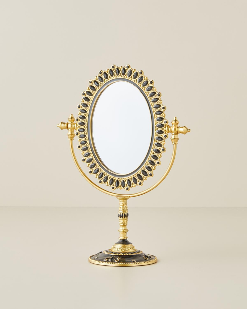 Ida Metal Masa Aynası 8,5 cm Gold
