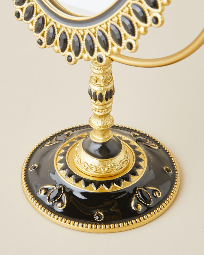 Ida Metal Masa Aynası 8,5 cm Gold