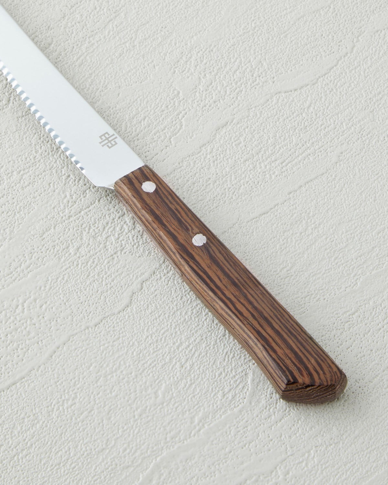 Iron Slice Paslanmaz Çelik 2'li Bıçak 11 cm Kahverengi