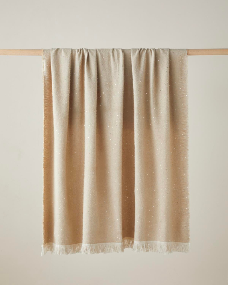 Ivory Koltuk Şalı 140x170 cm Ekru