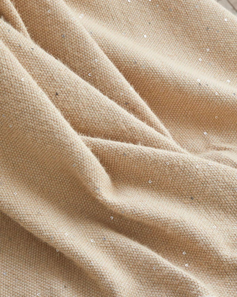Ivory Koltuk Şalı 140x170 cm Ekru
