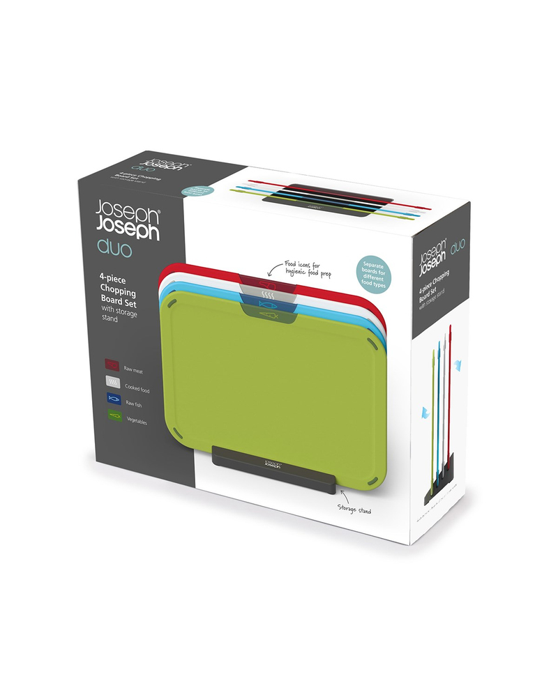 Joseph Joseph Duo Icon Kesme Tahtası Seti 4 Parça Renkli