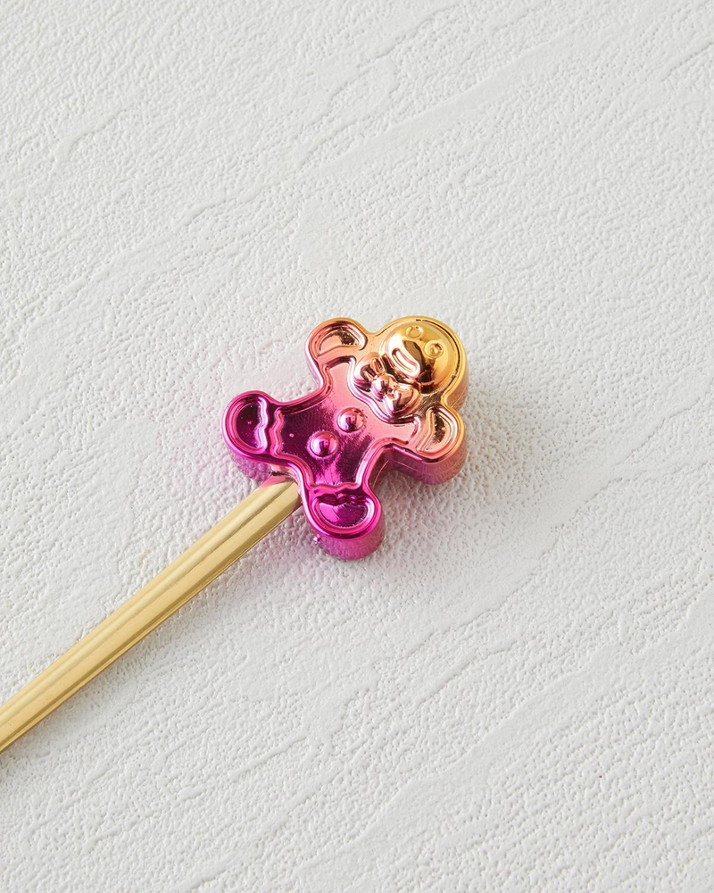 Joyduo Paslanmaz Çelik Tatlı Kaşığı 2 Parça Gold