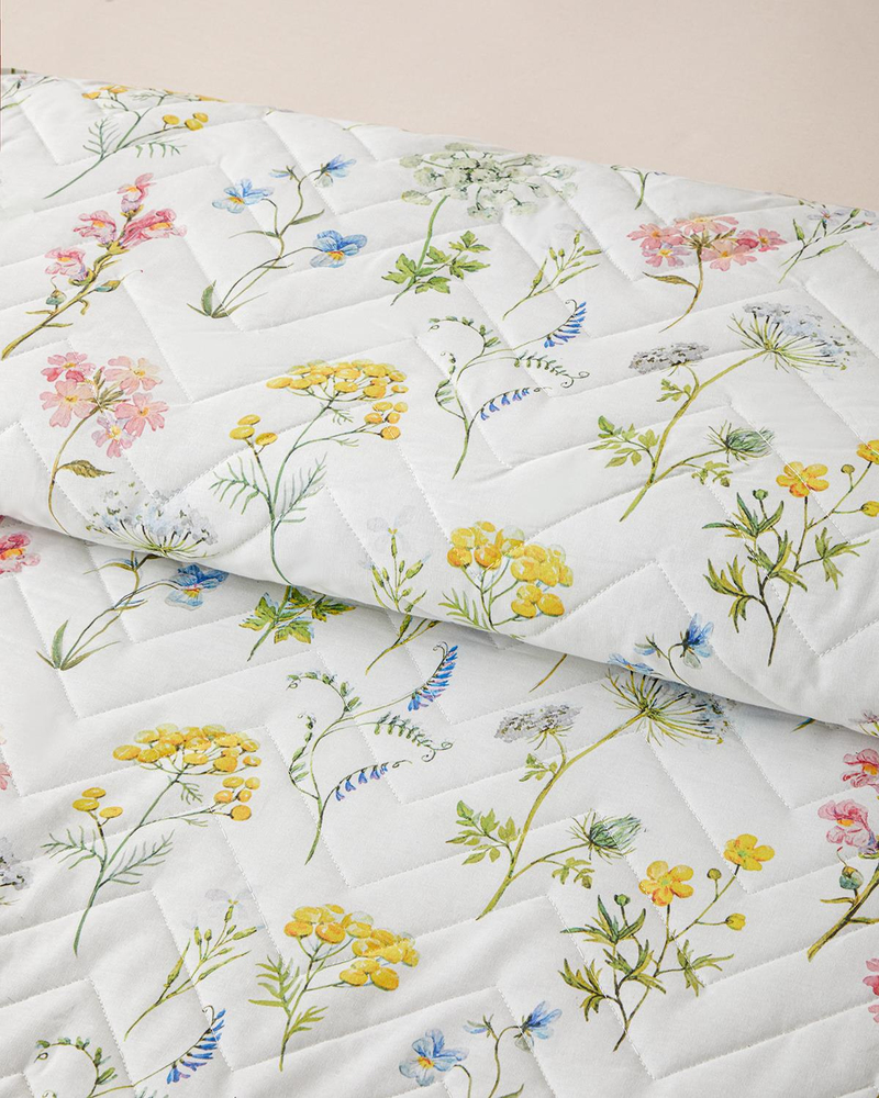 Kaelis Fleur Çift Kişilik Complete Nevresim Takımı 200x220 cm Sarı